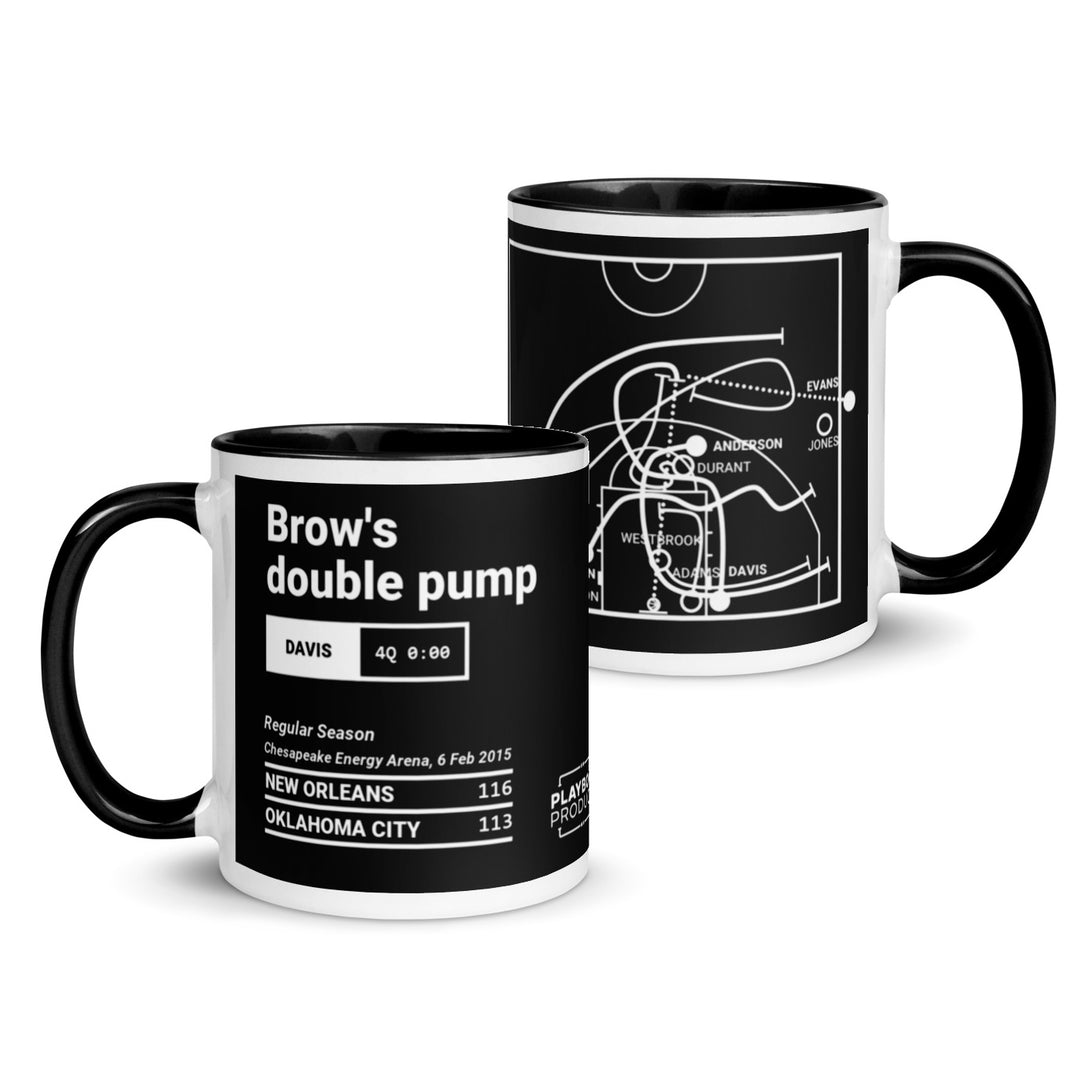 New Orleans Pelicans Greatest Plays Mug: Brow's double pump (2015)