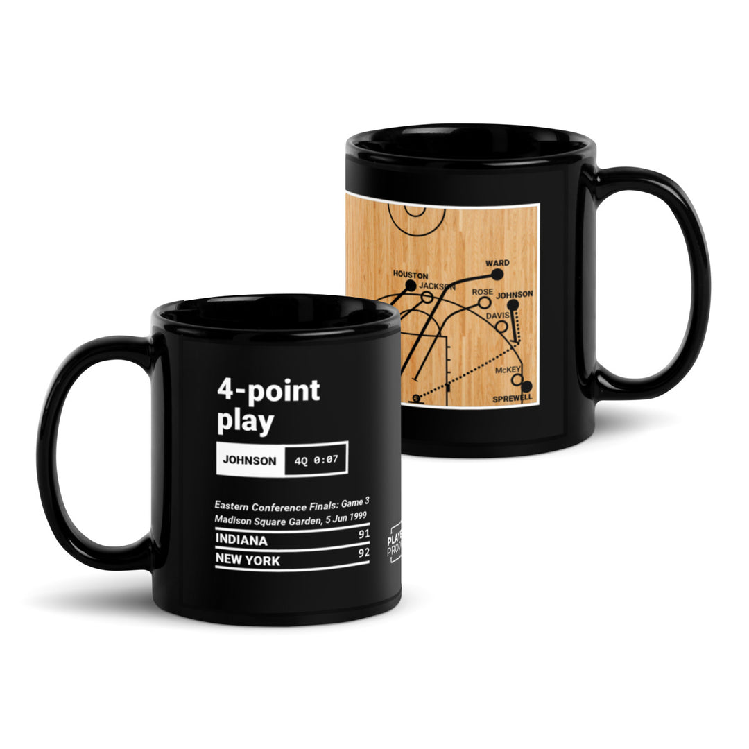 New York Knicks Greatest Plays Mug: 4-point play (1999)
