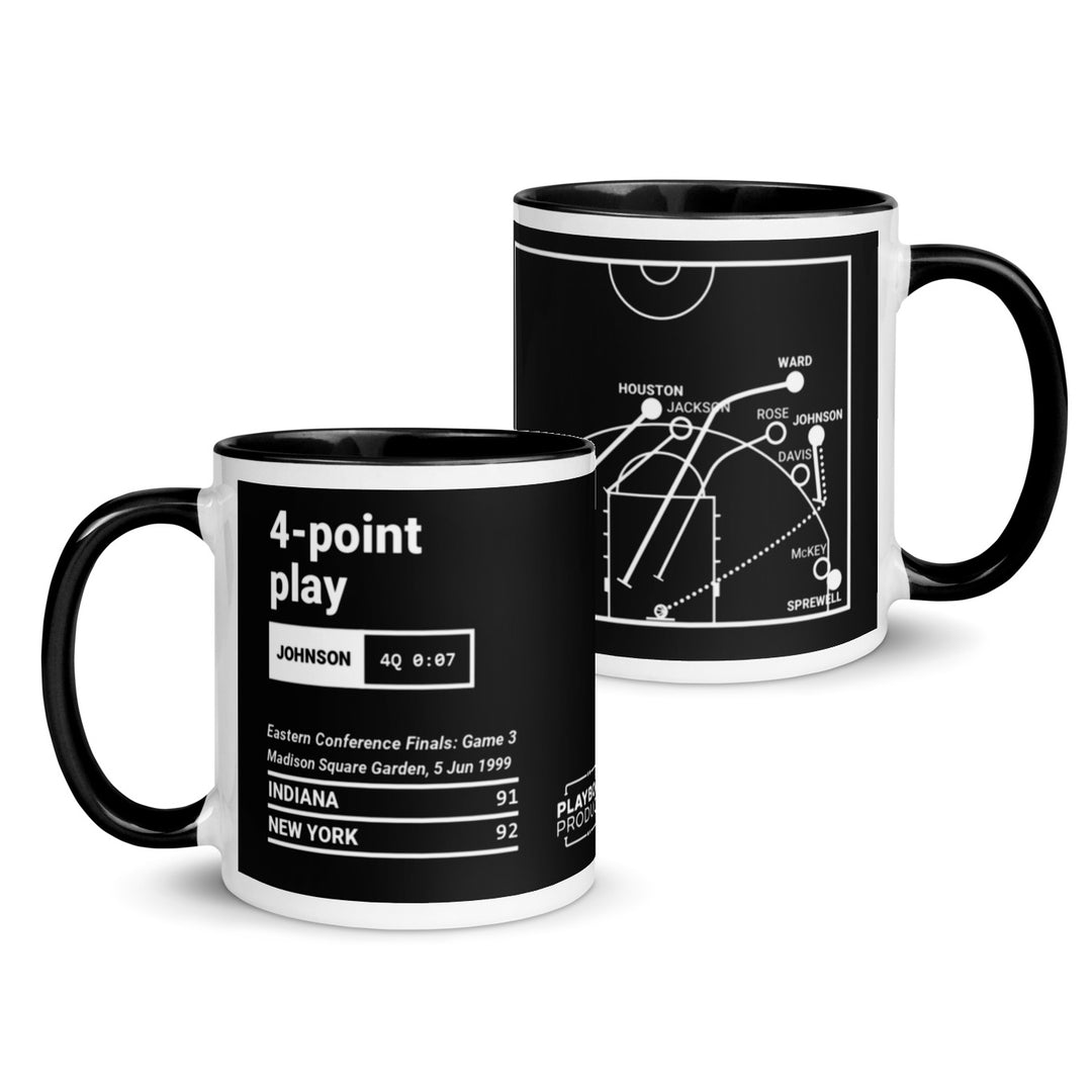 New York Knicks Greatest Plays Mug: 4-point play (1999)