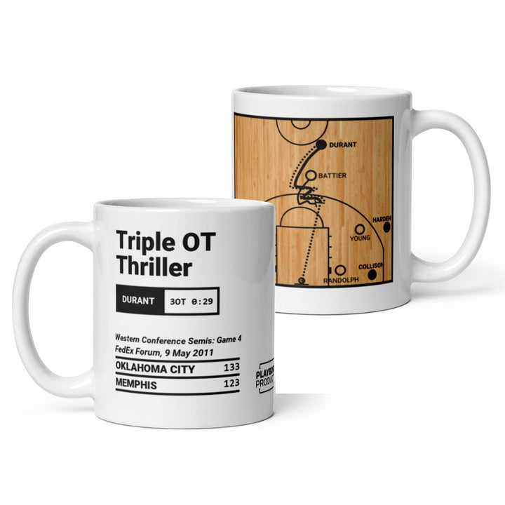 Oklahoma City Thunder Greatest Plays Mug: Triple OT Thriller (2011)