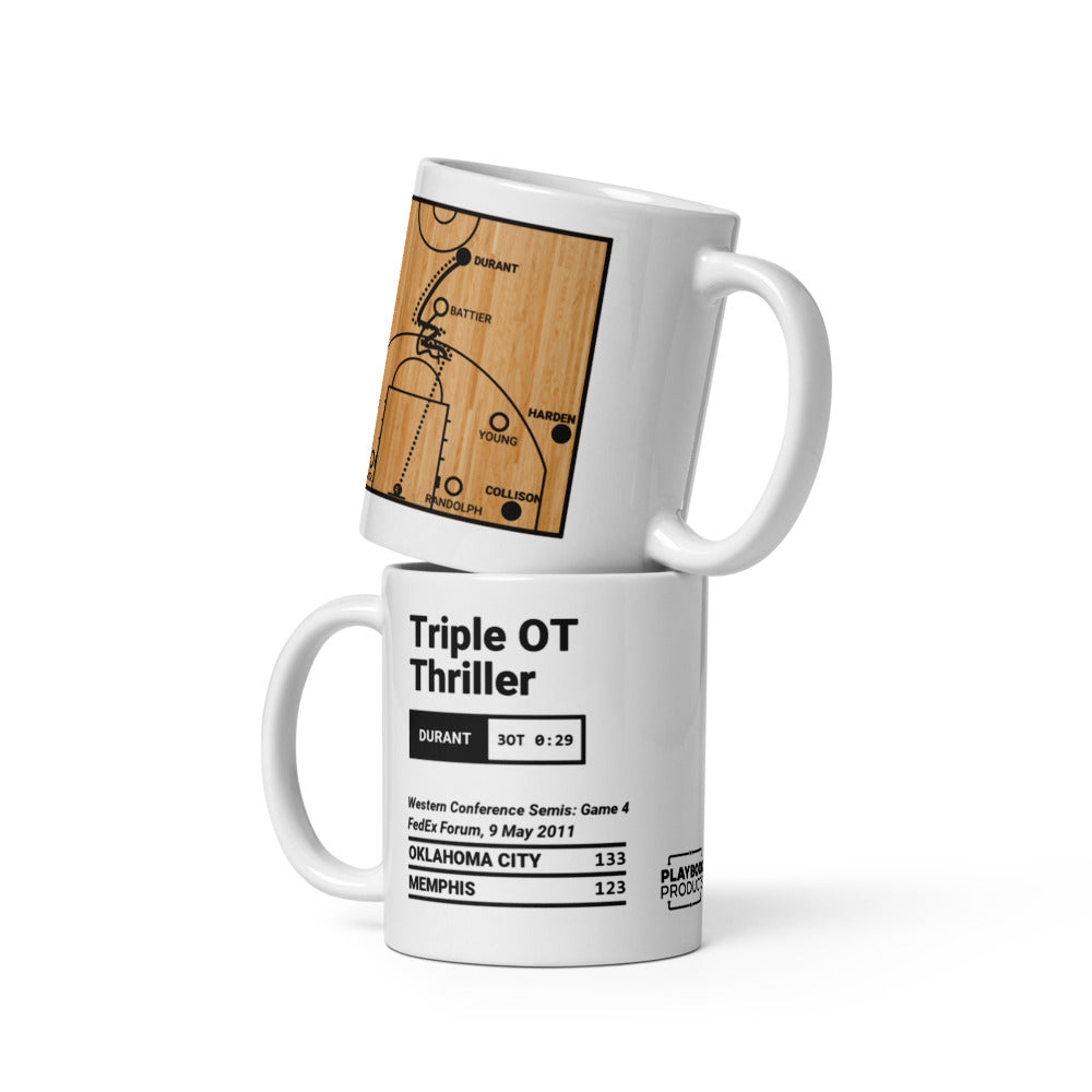Oklahoma City Thunder Greatest Plays Mug: Triple OT Thriller (2011)