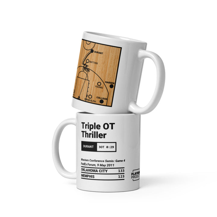 Oklahoma City Thunder Greatest Plays Mug: Triple OT Thriller (2011)