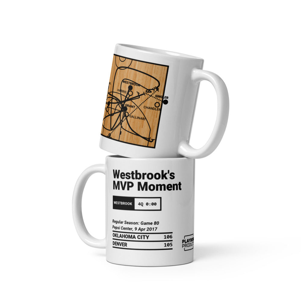 Oklahoma City Thunder Greatest Plays Mug: Westbrook's MVP Moment (2017)