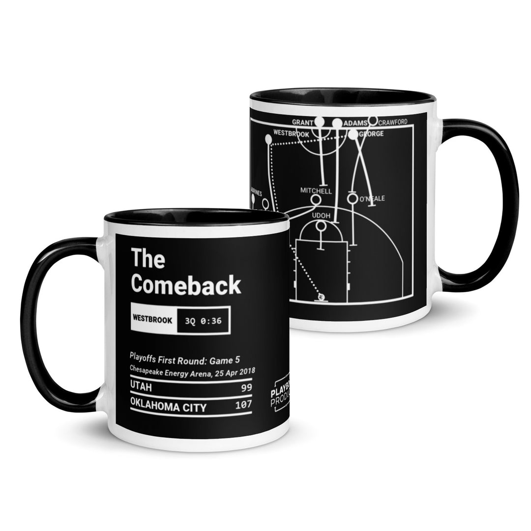 Oklahoma City Thunder Greatest Plays Mug: The Comeback (2018)