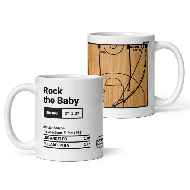 Philadelphia Sixers Greatest Plays Mug: Rock the Baby (1983)