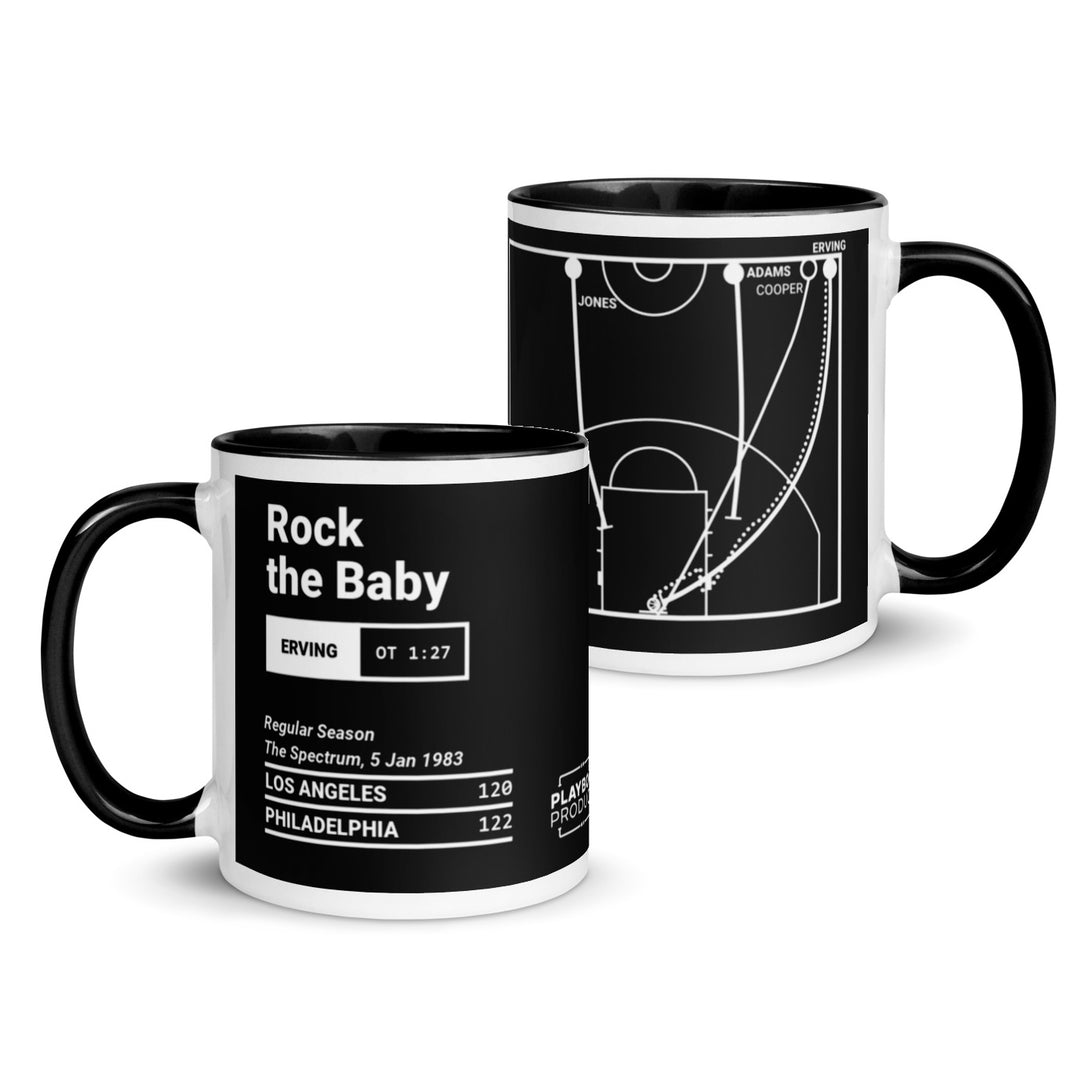 Philadelphia Sixers Greatest Plays Mug: Rock the Baby (1983)