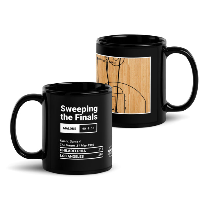 Philadelphia Sixers Greatest Plays Mug: Sweeping the Finals (1983)