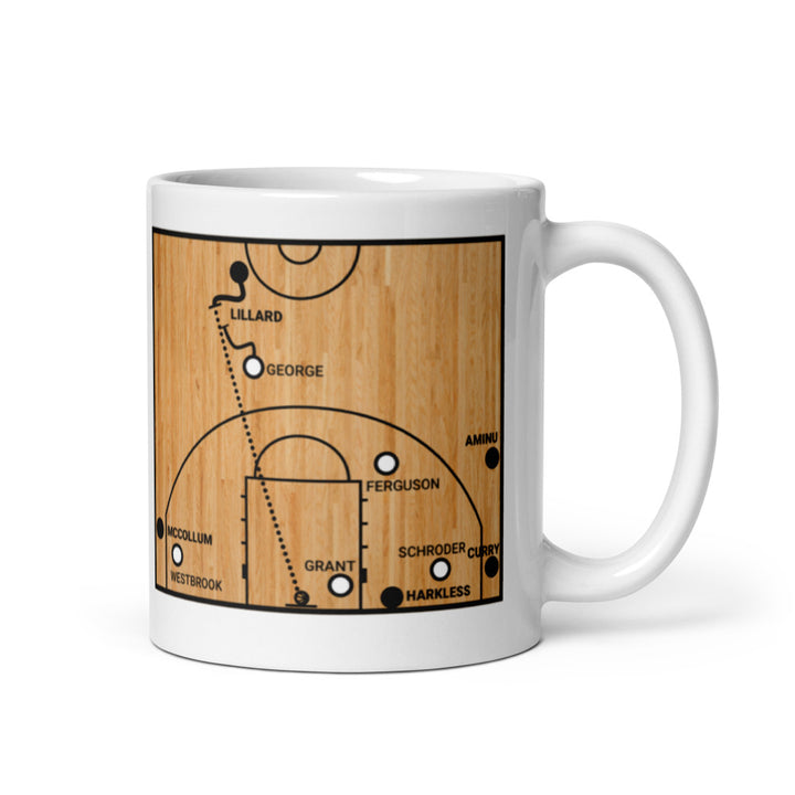 Portland Trail Blazers Greatest Plays Mug: 37ft Bye Bye (2019)