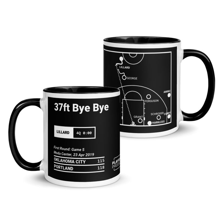 Portland Trail Blazers Greatest Plays Mug: 37ft Bye Bye (2019)