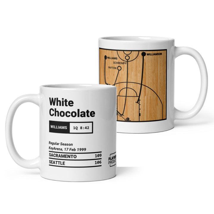 Sacramento Kings Greatest Plays Mug: White Chocolate (1999)