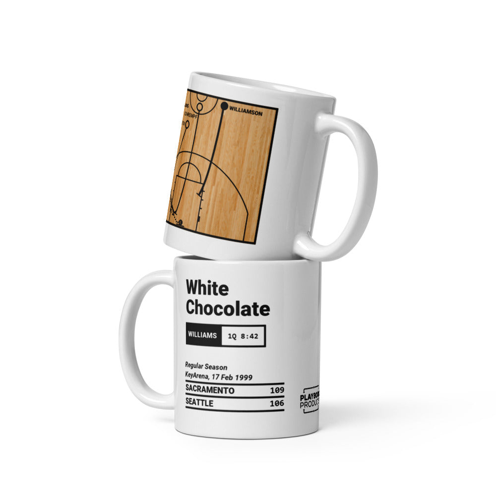 Sacramento Kings Greatest Plays Mug: White Chocolate (1999)