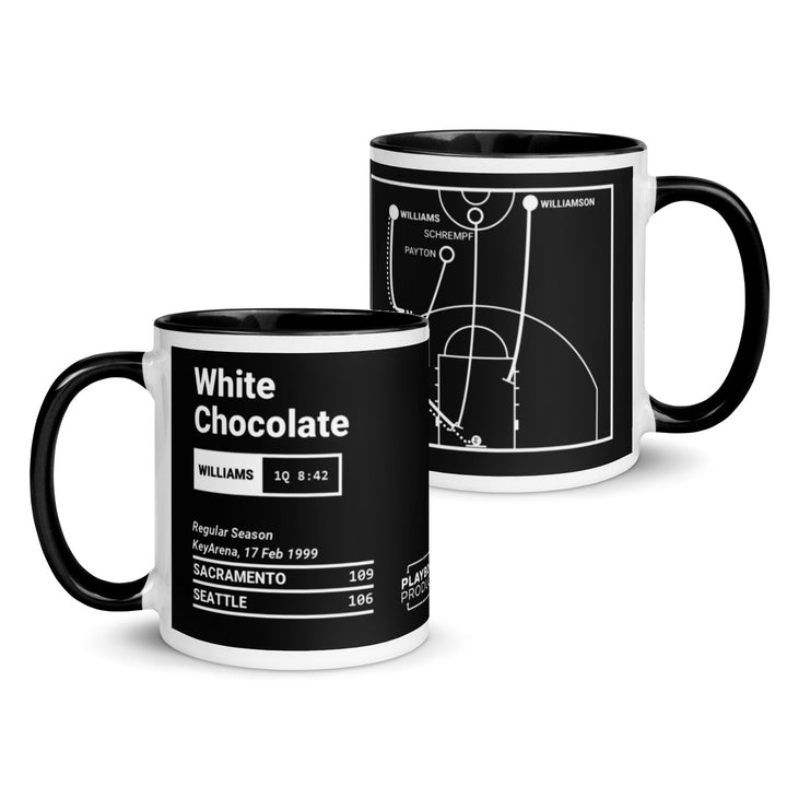 Sacramento Kings Greatest Plays Mug: White Chocolate (1999)