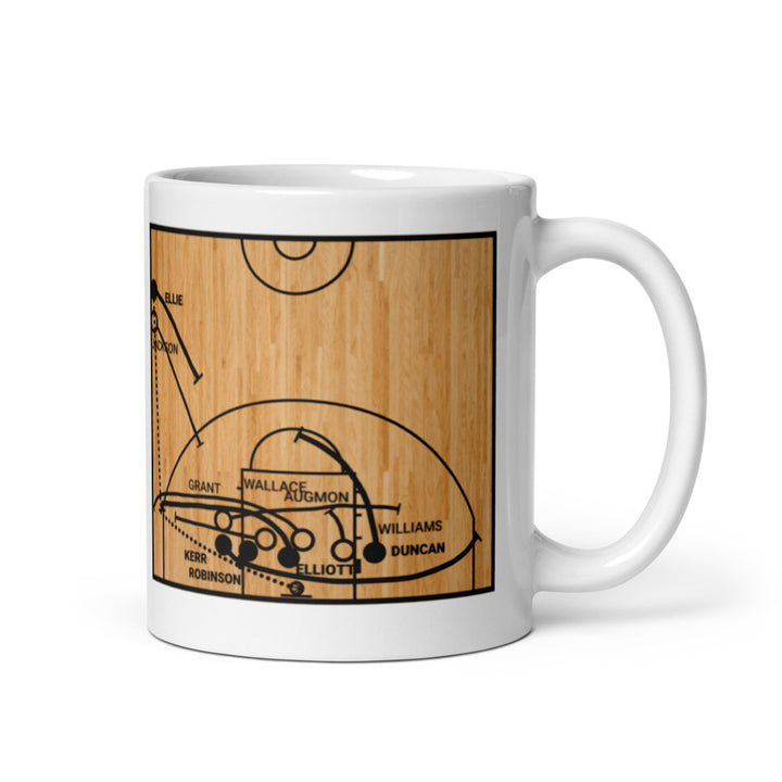 San Antonio Spurs Greatest Plays Mug: Memorial Day Miracle (1999)