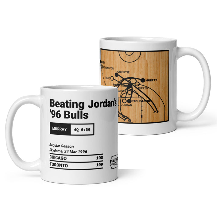 Toronto Raptors Greatest Plays Mug: Beating Jordan's '96 Bulls (1996)
