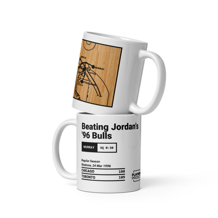 Toronto Raptors Greatest Plays Mug: Beating Jordan's '96 Bulls (1996)