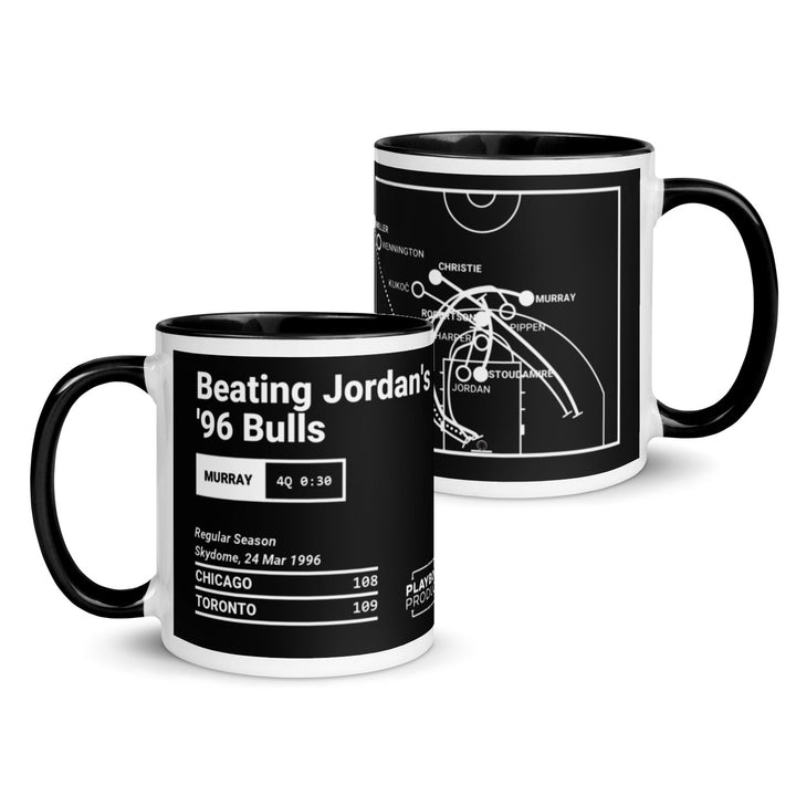 Toronto Raptors Greatest Plays Mug: Beating Jordan's '96 Bulls (1996)