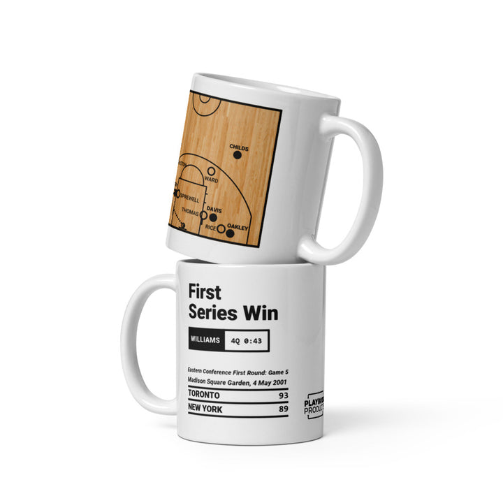 Toronto Raptors Greatest Plays Mug: First Series Win (2001)