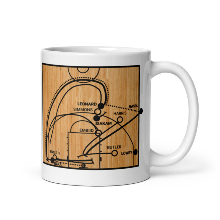 Toronto Raptors Greatest Plays Mug: Bouncing Buzzer Beater (2019)
