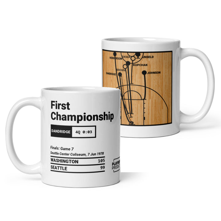 Washington Wizards Greatest Plays Mug: First Championship (1978)