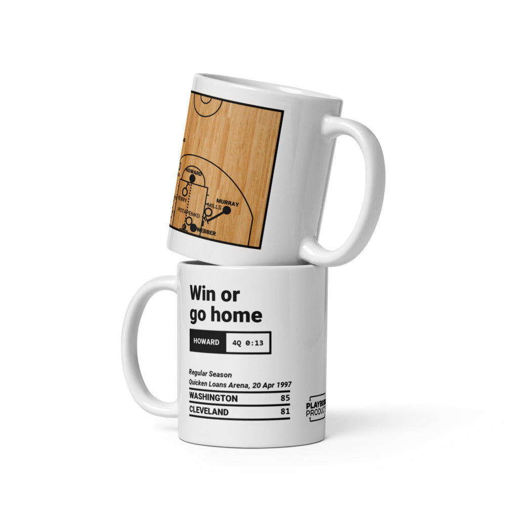 Washington Wizards Greatest Plays Mug: Win or go home (1997)