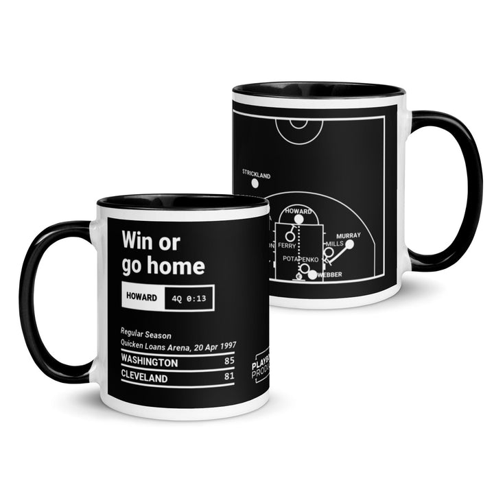 Washington Wizards Greatest Plays Mug: Win or go home (1997)