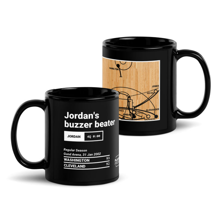 Washington Wizards Greatest Plays Mug: Jordan's buzzer beater (2002)