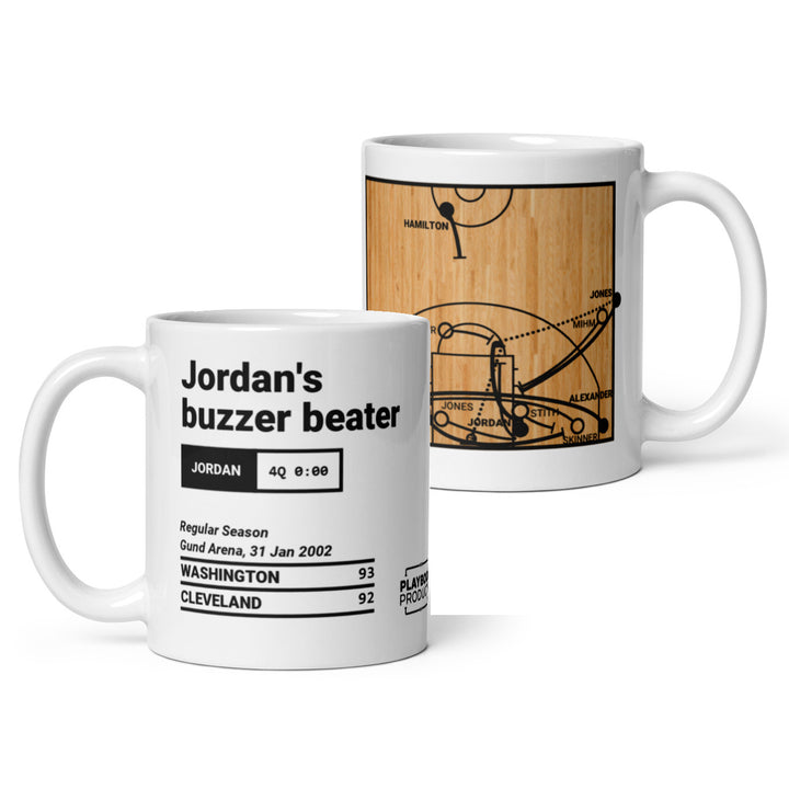 Washington Wizards Greatest Plays Mug: Jordan's buzzer beater (2002)