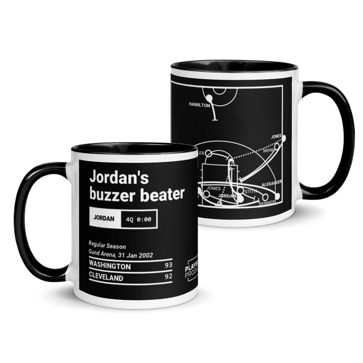 Washington Wizards Greatest Plays Mug: Jordan's buzzer beater (2002)