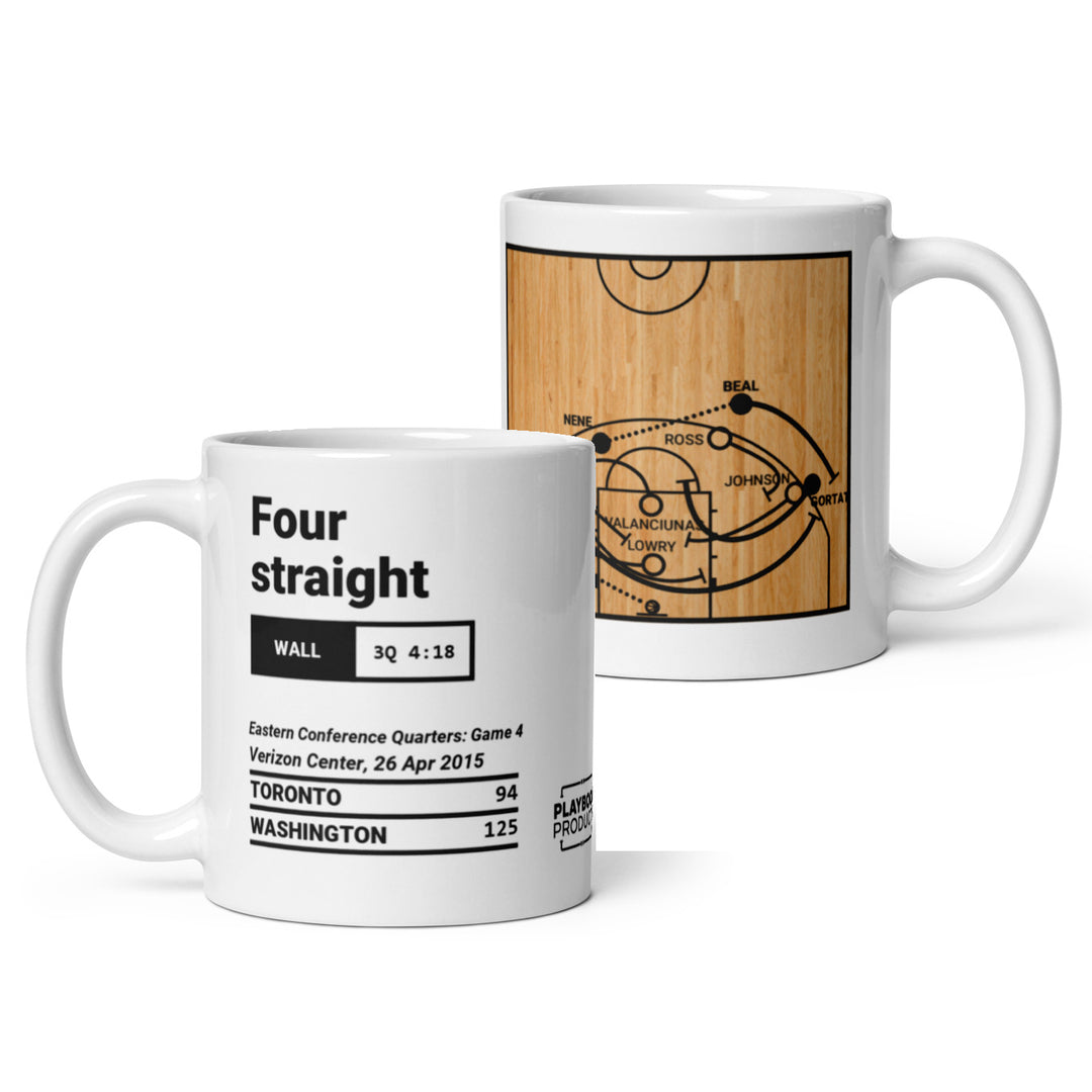 Washington Wizards Greatest Plays Mug: Four straight (2015)