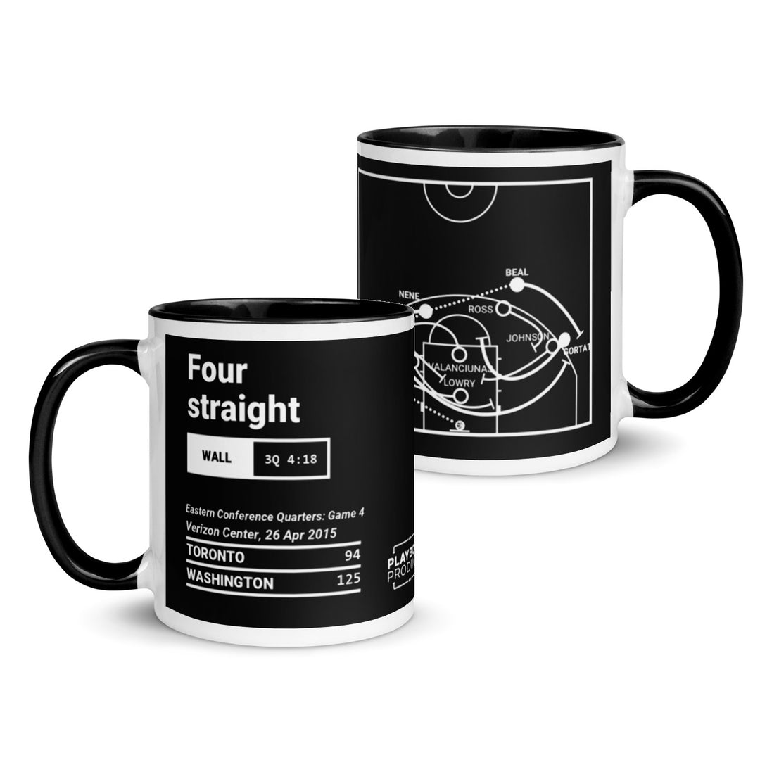 Washington Wizards Greatest Plays Mug: Four straight (2015)