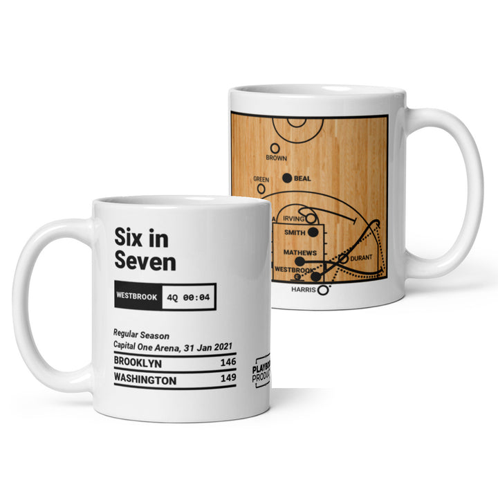 Washington Wizards Greatest Plays Mug: Six in Seven (2021)