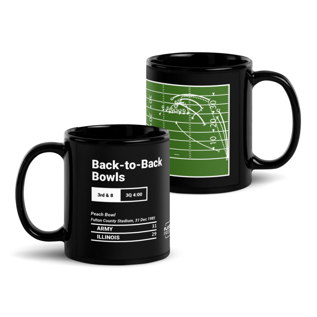 Army Football Greatest Plays Mug: Back-to-Back Bowls (1985)