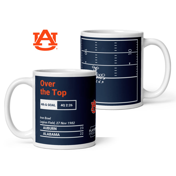 Auburn Football Greatest Plays Mug: Over the Top (1982)