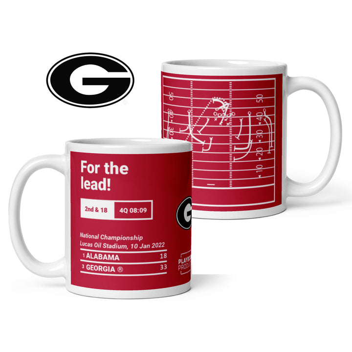 Georgia Football Greatest Plays Mug: For the lead! (2022)