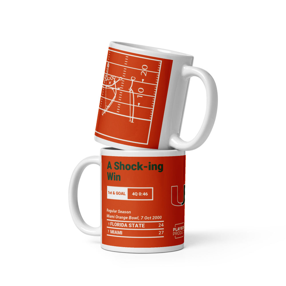 Miami Football Greatest Plays Mug: A Shock-ing Win (2000)