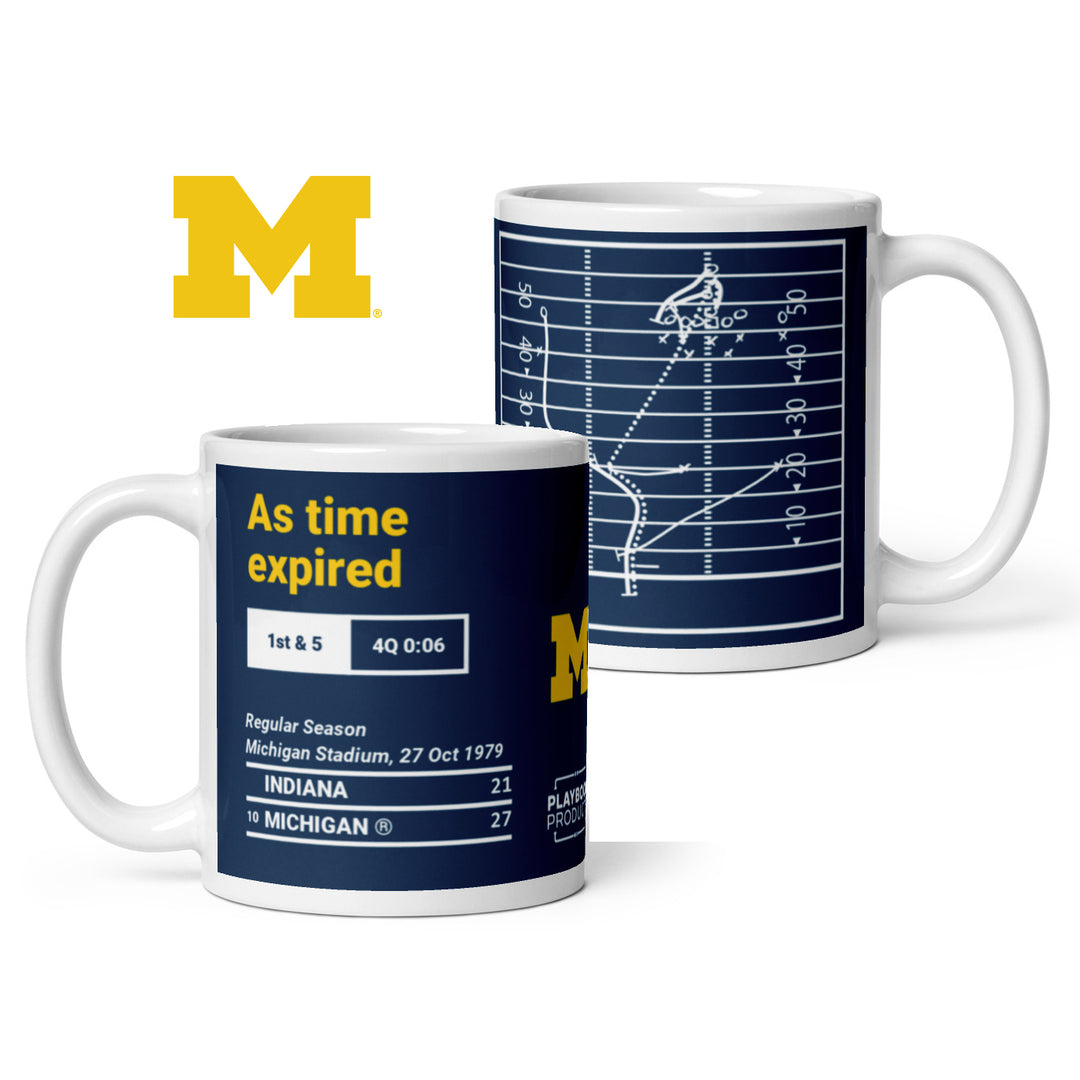 Michigan Football Greatest Plays Mug: As time expired (1979)