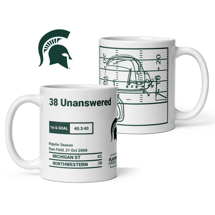 Michigan State Football Greatest Plays Mug: 38 Unanswered (2006)