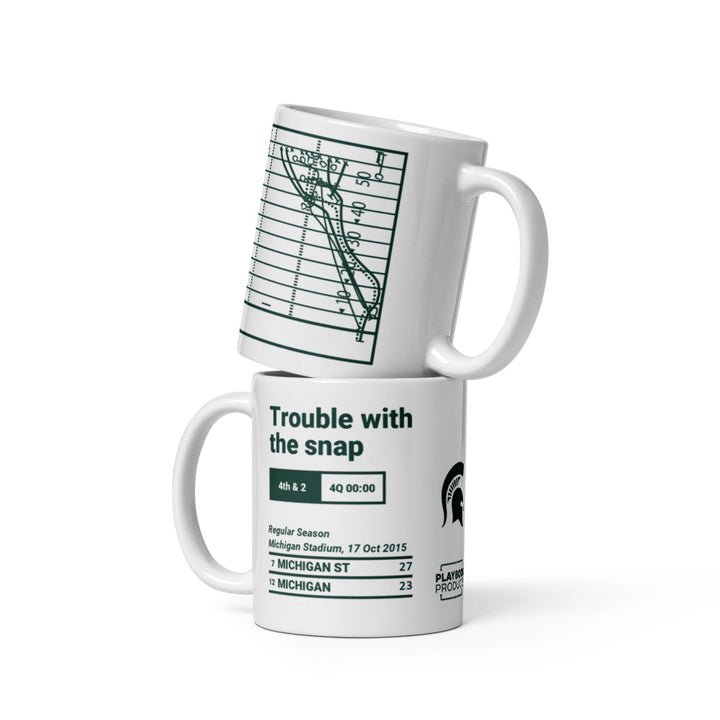 Michigan State Football Greatest Plays Mug: Trouble with the snap (2015)