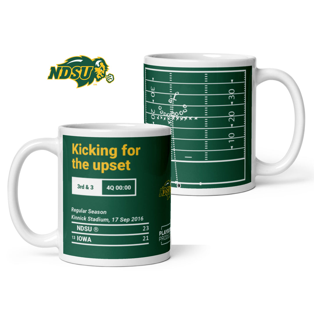North Dakota State Football Greatest Plays Mug: Kicking for the upset (2016)