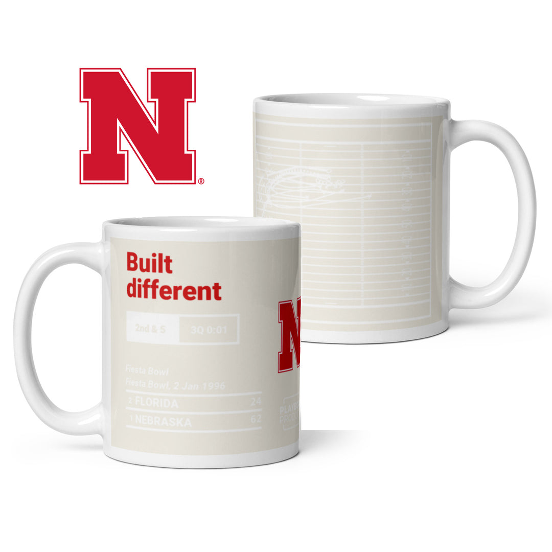 Nebraska Football Greatest Plays Mug: Built different (1996)