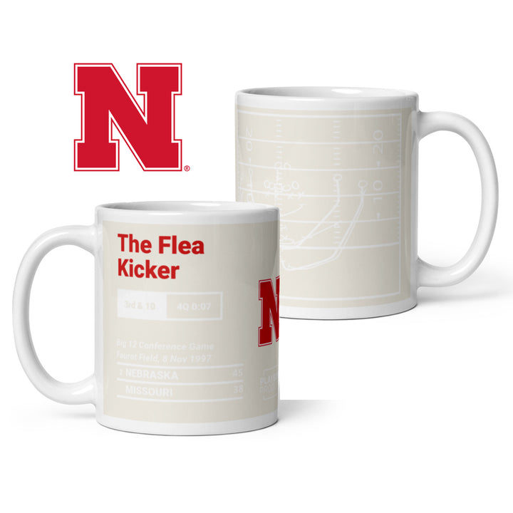 Nebraska Football Greatest Plays Mug: The Flea Kicker (1997)
