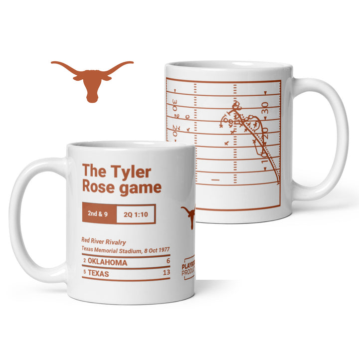 Texas Football Greatest Plays Mug: The Tyler Rose game (1977)