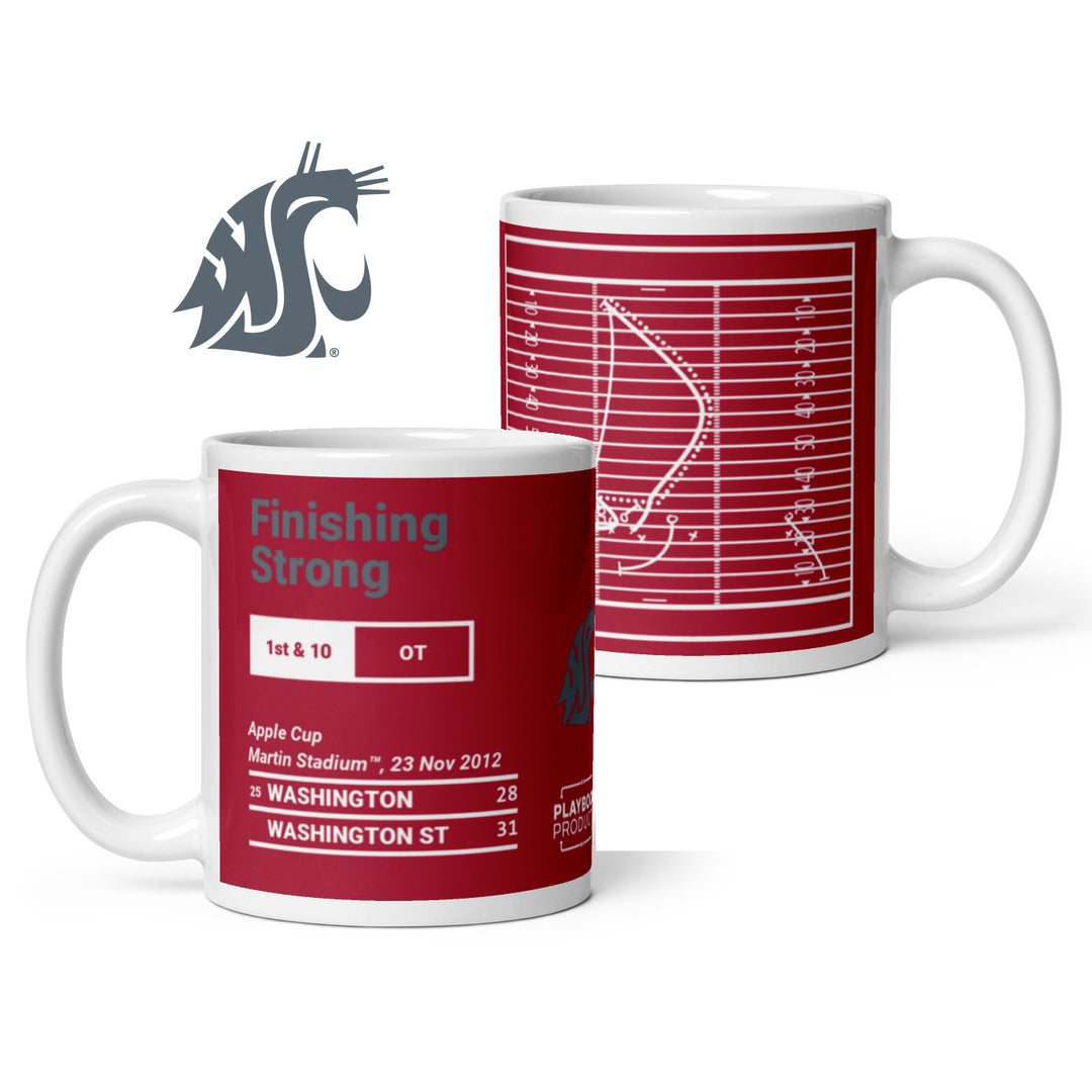 Washington State Football Greatest Plays Mug: Finishing Strong (2012)