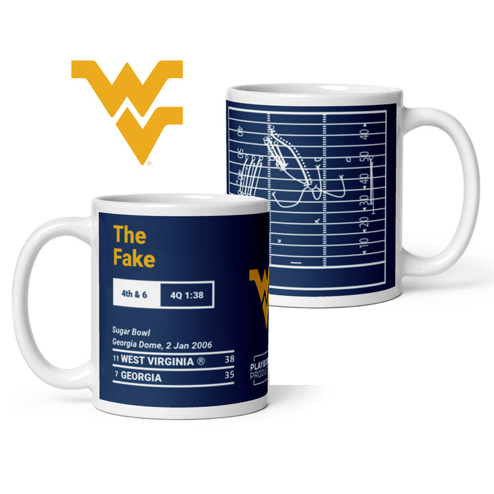 West Virginia Football Greatest Plays Mug: The Fake (2006)