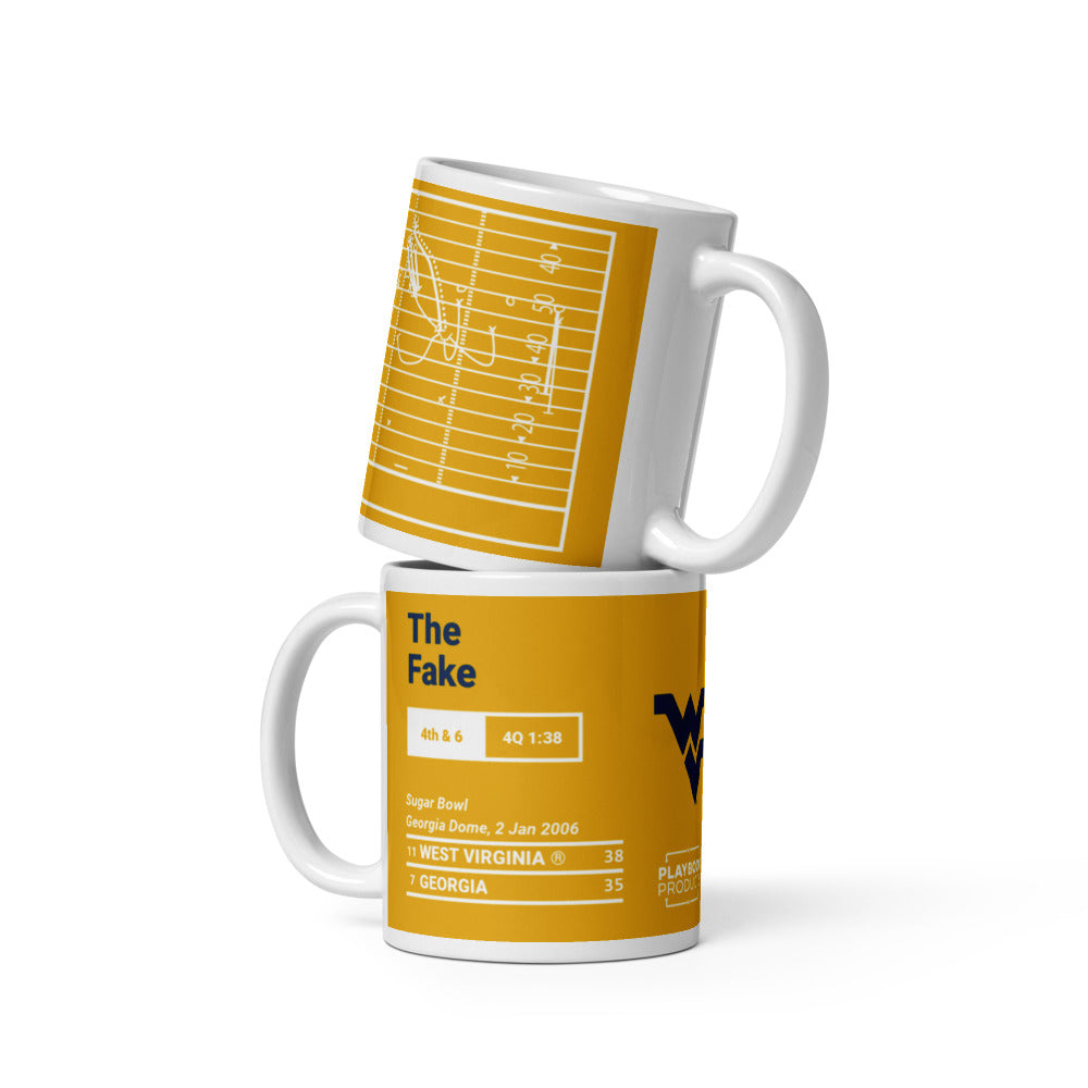 West Virginia Football Greatest Plays Mug: The Fake (2006)