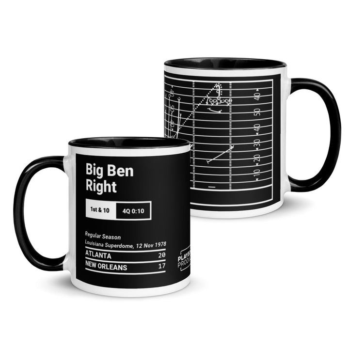 Atlanta Falcons Greatest Plays Mug: Big Ben Right (1978)