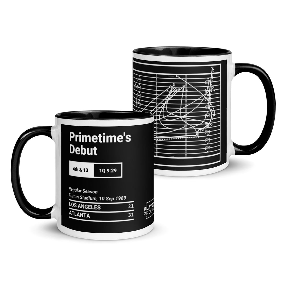 Atlanta Falcons Greatest Plays Mug: Primetime's Debut (1989)