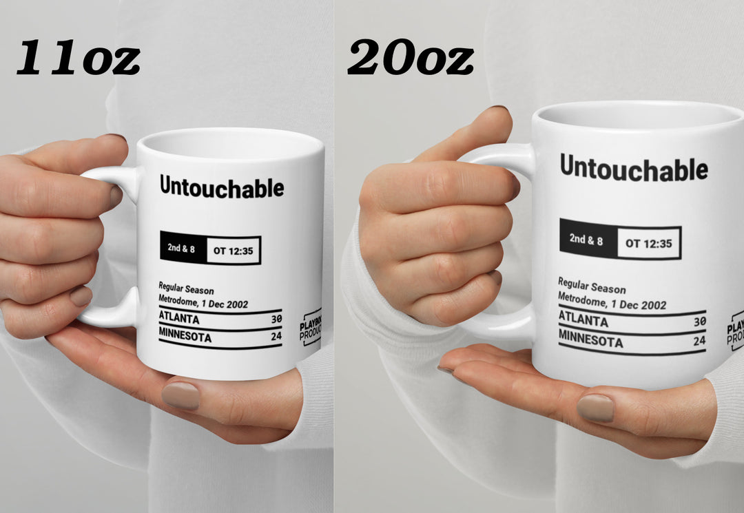 Atlanta Falcons Greatest Plays Mug: Untouchable (2002)