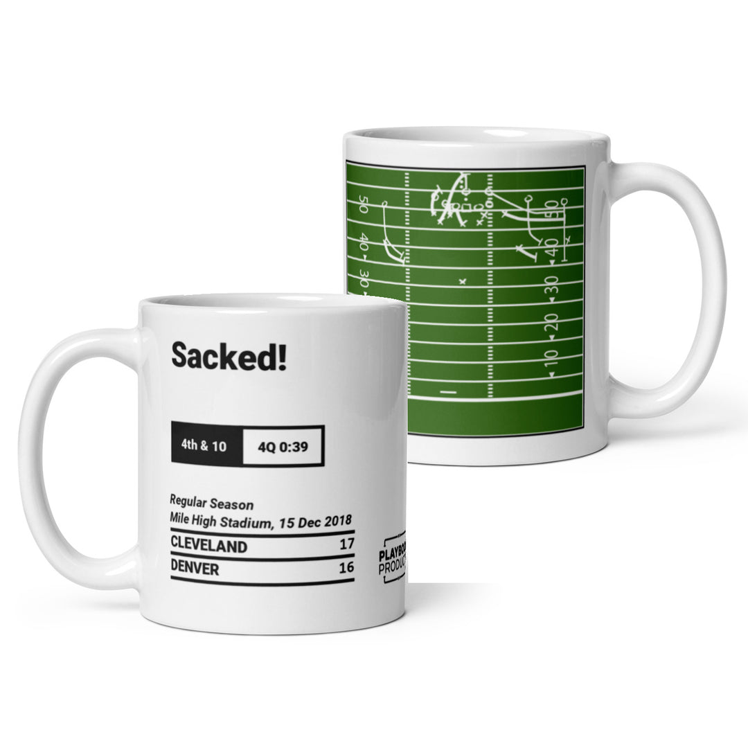 Cleveland Browns Greatest Plays Mug: Sacked! (2018)