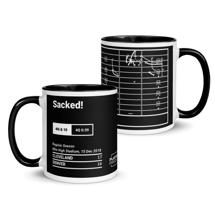 Cleveland Browns Greatest Plays Mug: Sacked! (2018)